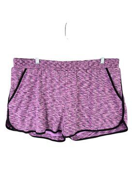 Womens BlevonH Pink Athletic Shorts Built In Liner 4.5" Inseam Activewear 2XL